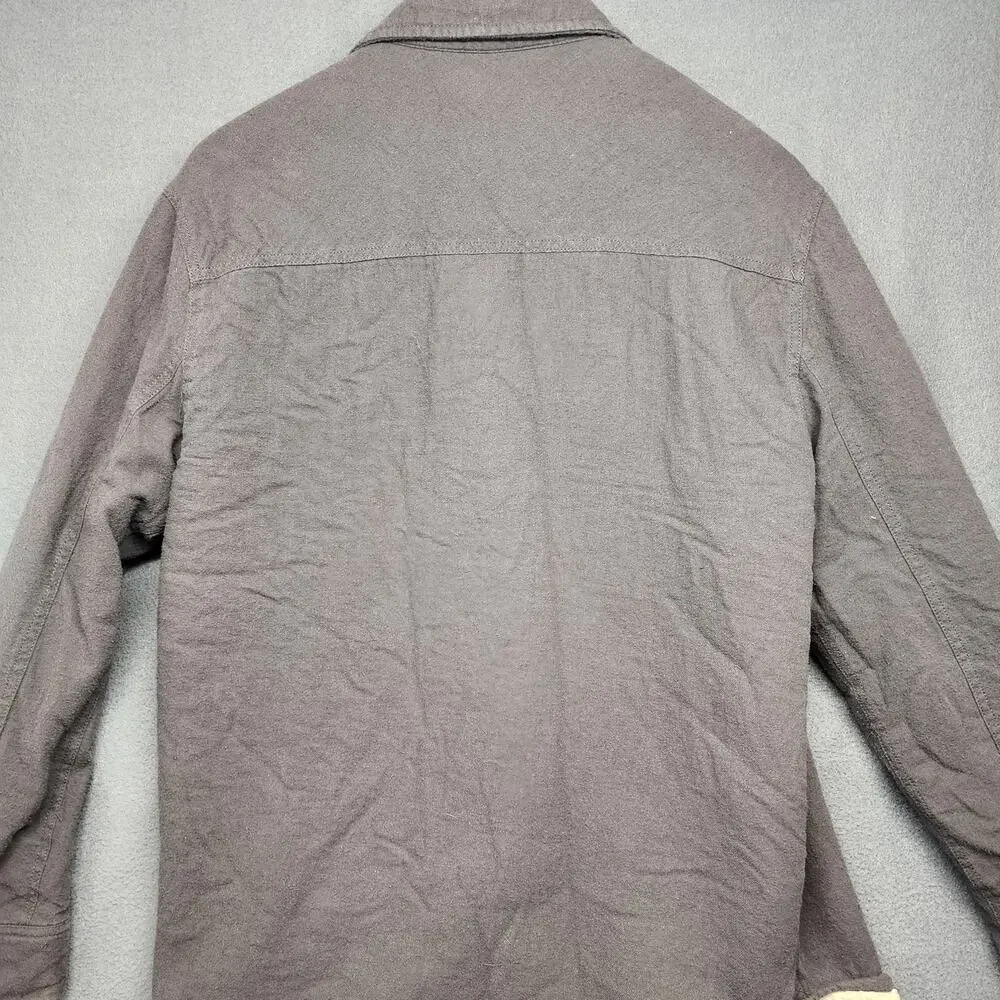 Vintage Big Mac Jacket Shacket Mens Medium Sherpa Lined Snap JC Penney Workwear